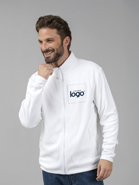 Mister Tee Veste Polaire Homme Zippée à Personnaliser BM700