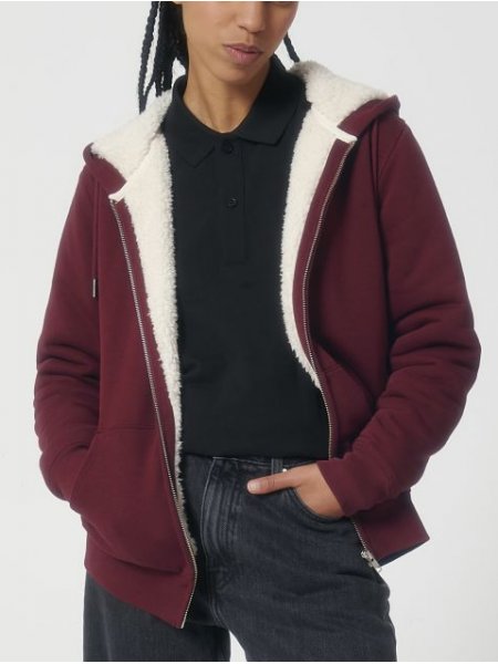 Mister Tee Veste Sherpa En Coton Bio à Personnaliser - Hygger Sherpa Stanley / Stella - STSU956