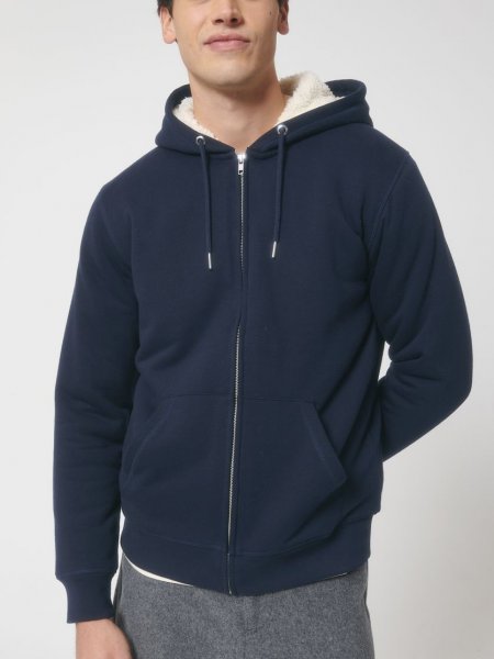 Mister Tee Veste Sherpa En Coton Bio à Personnaliser - Hygger Sherpa Stanley / Stella - STSU956