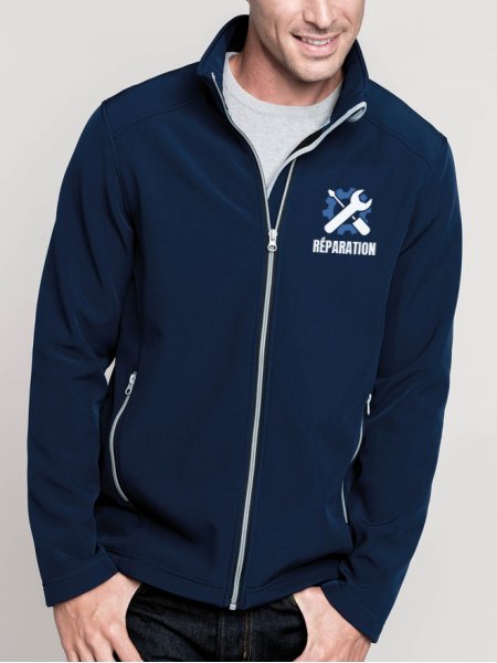 Mister Tee Veste Softshell 2 Couches à Personnaliser - Unisexe Kariban - K424