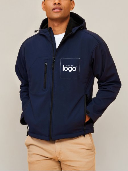 Mister Tee Veste Softshell à Capuche 3 Couches Personnalisable Replay Sol's - REPLAY - 46602