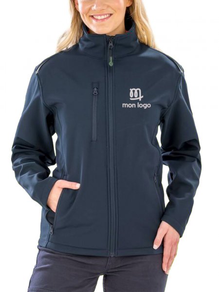 Mister Tee Veste Softshell Femme Recyclée à Personnaliser Result - RS900F