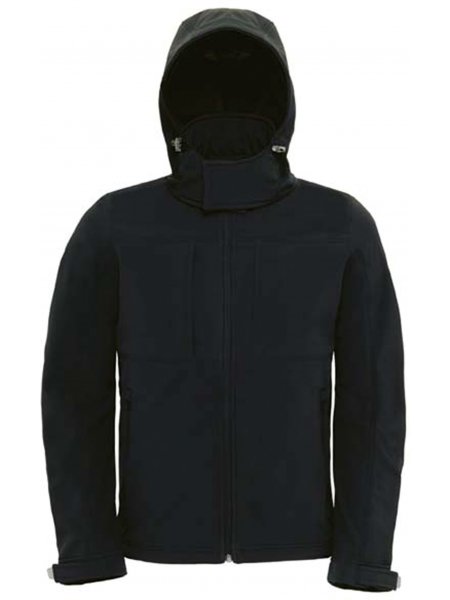 mister tee Veste softshell homme à capuche personnalisable B&C - CGJM950
