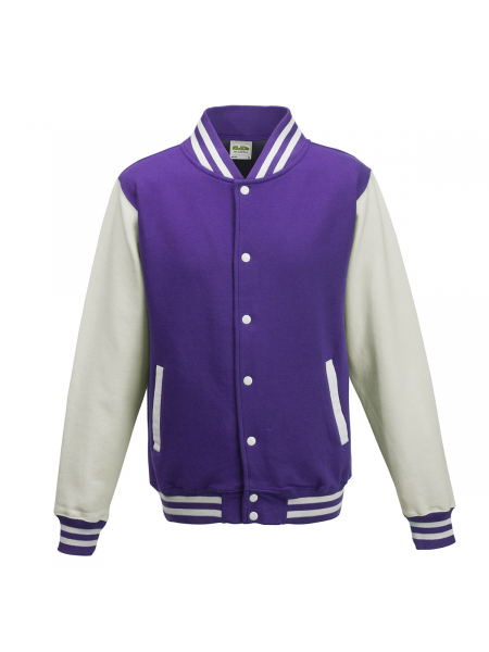 mister tee Veste Teddy personnalisée - manches contrastées AWDis - JH043