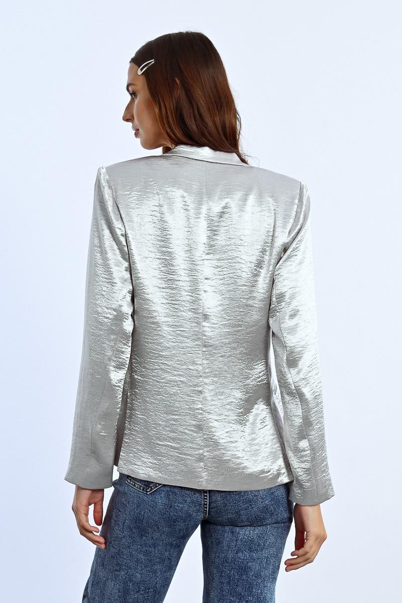 Molly Bracken Blazer Droit Satiné