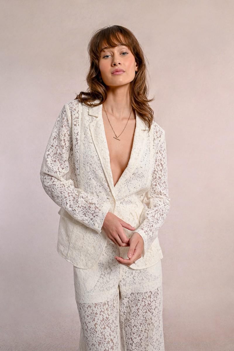 molly bracken Blazer en dentelle