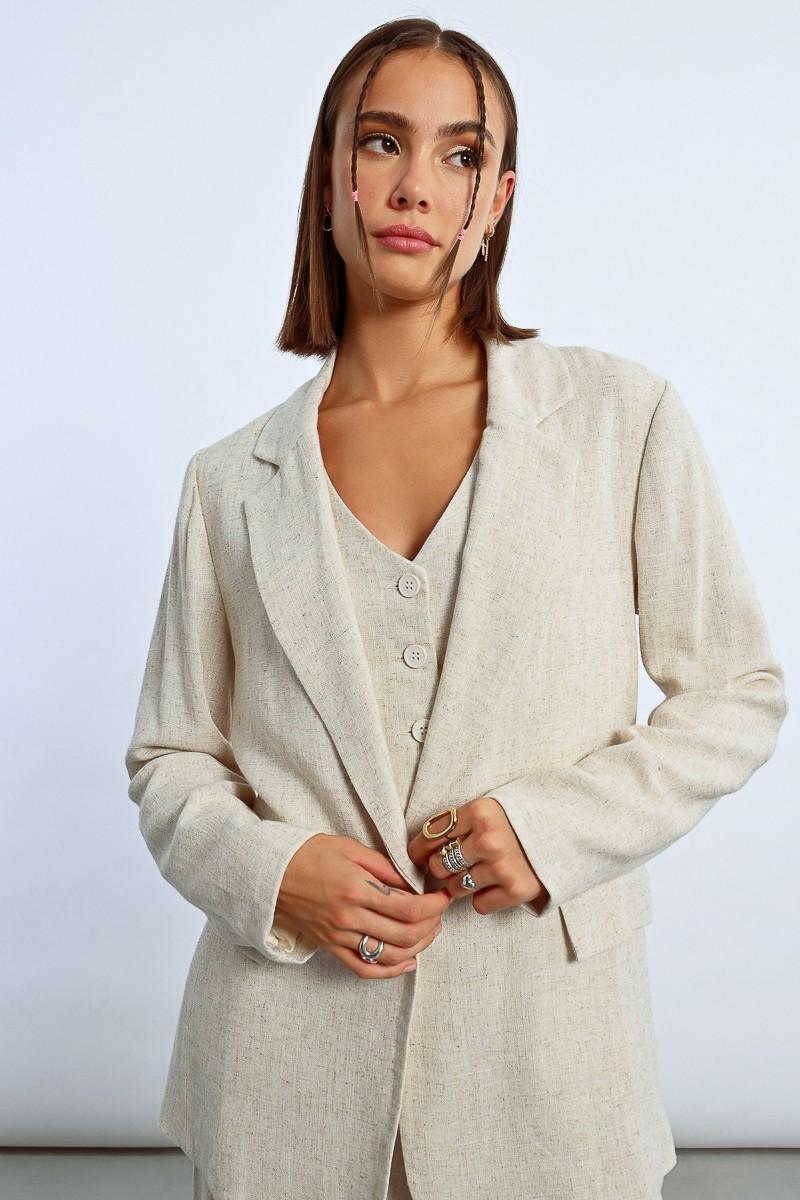 Molly Bracken Blazer En Lin