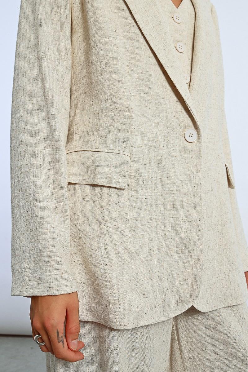 Molly Bracken Blazer En Lin