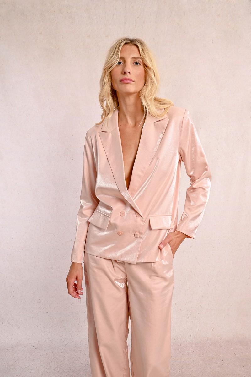 Molly Bracken Blazer Satiné