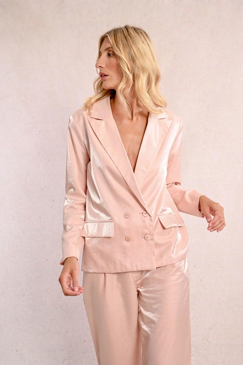 Molly Bracken Blazer Satiné