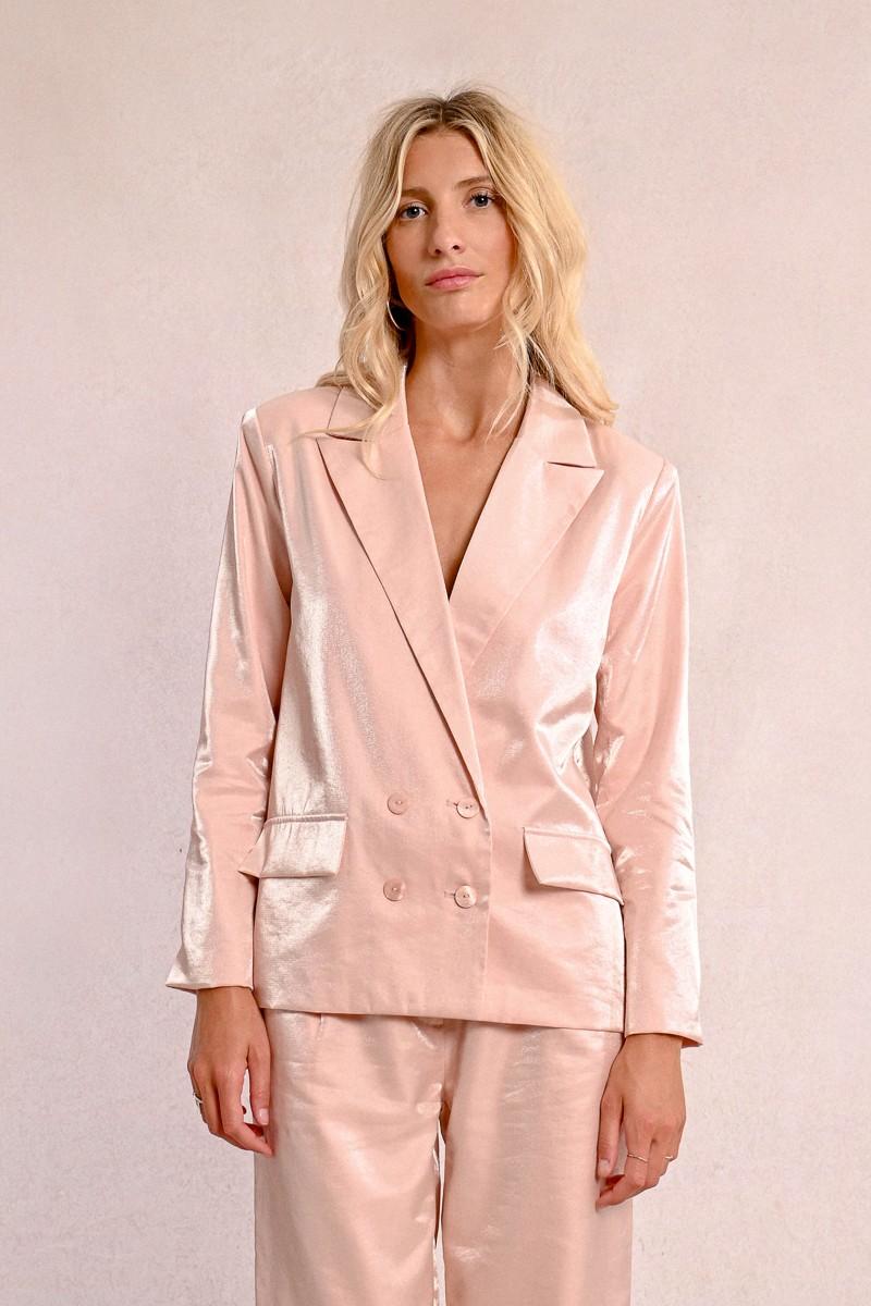 Molly Bracken Blazer Satiné