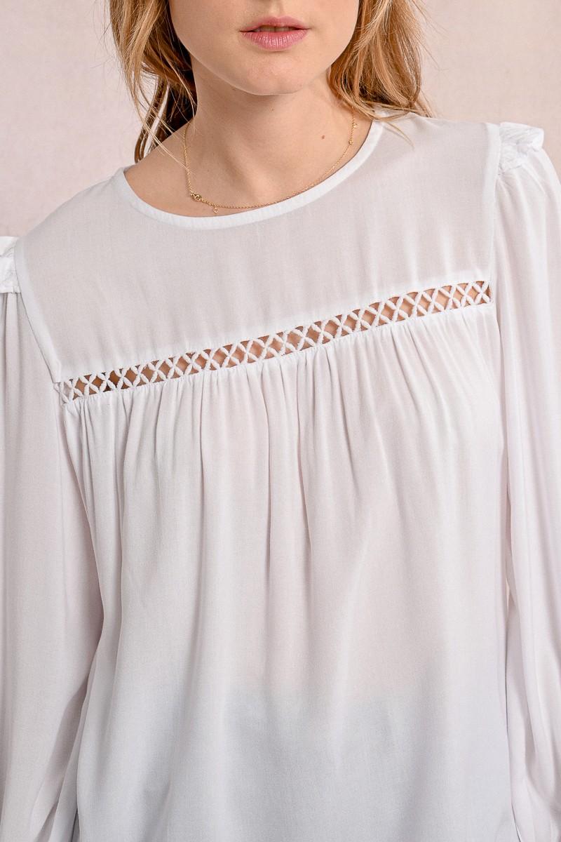 Molly Bracken Blouse Détails Ajourés