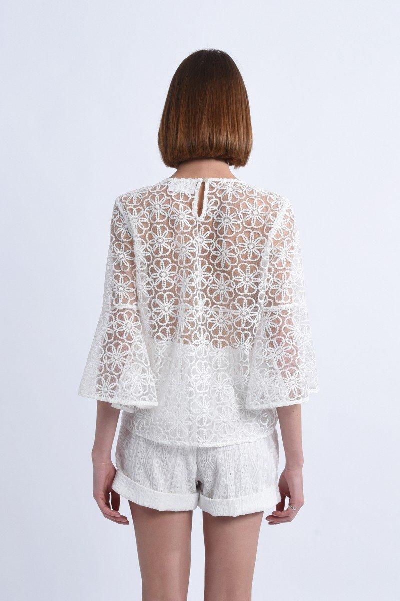 Molly Bracken Blouse Large En Dentelle