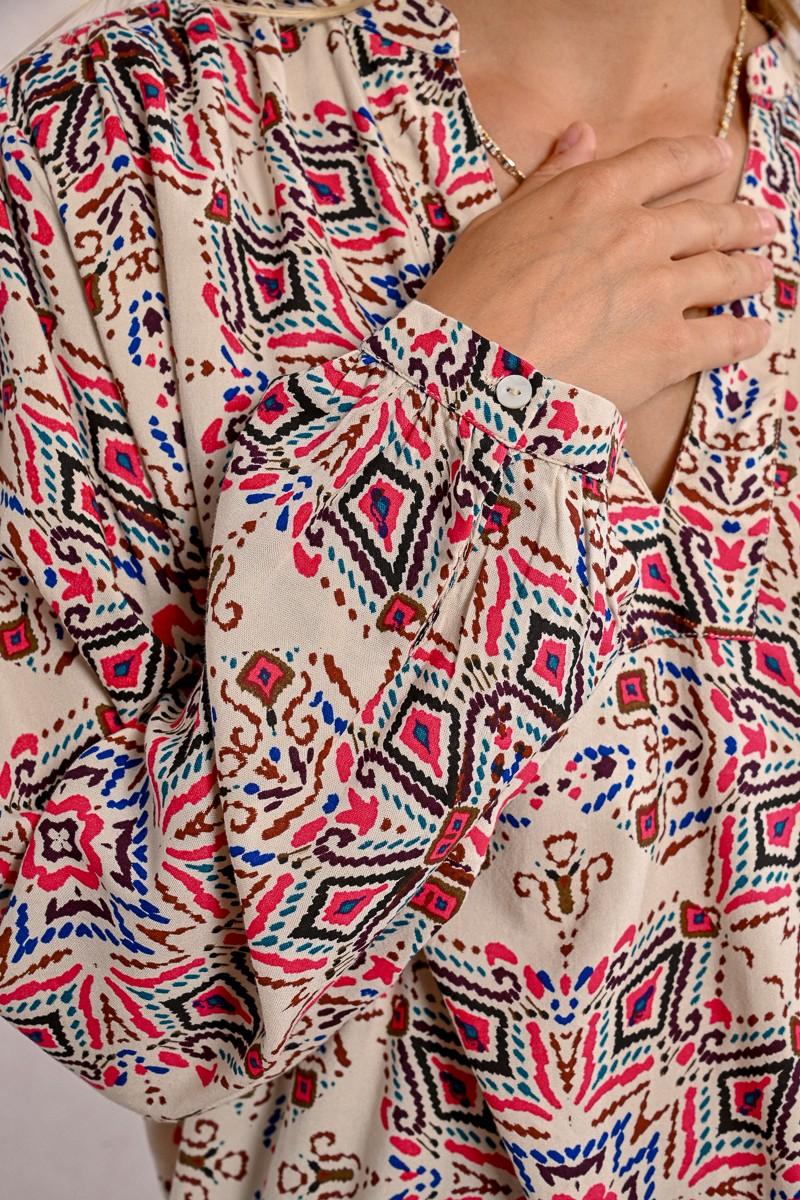 Molly Bracken Blouse Oversize Imprimée