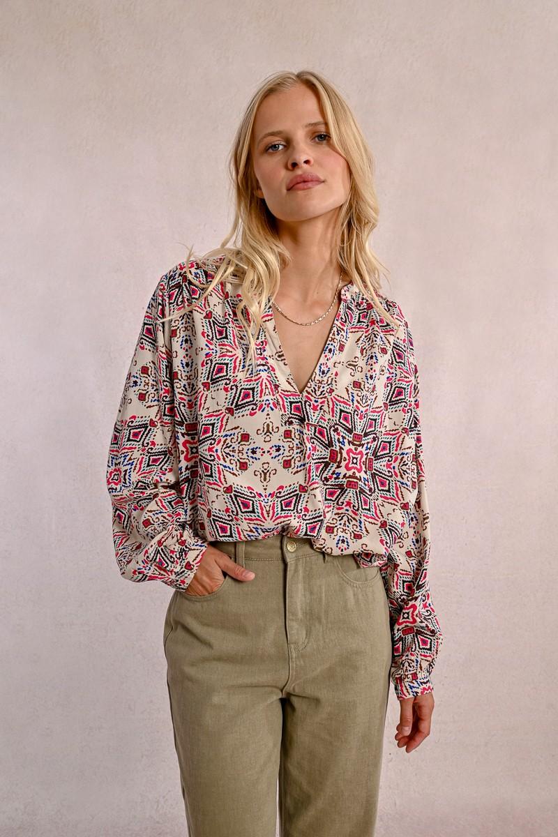 Molly Bracken Blouse Oversize Imprimée