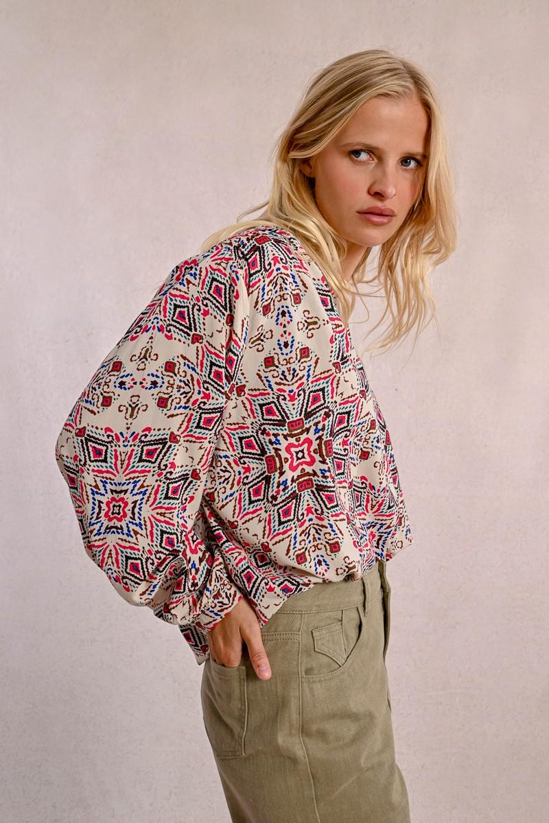 Molly Bracken Blouse Oversize Imprimée