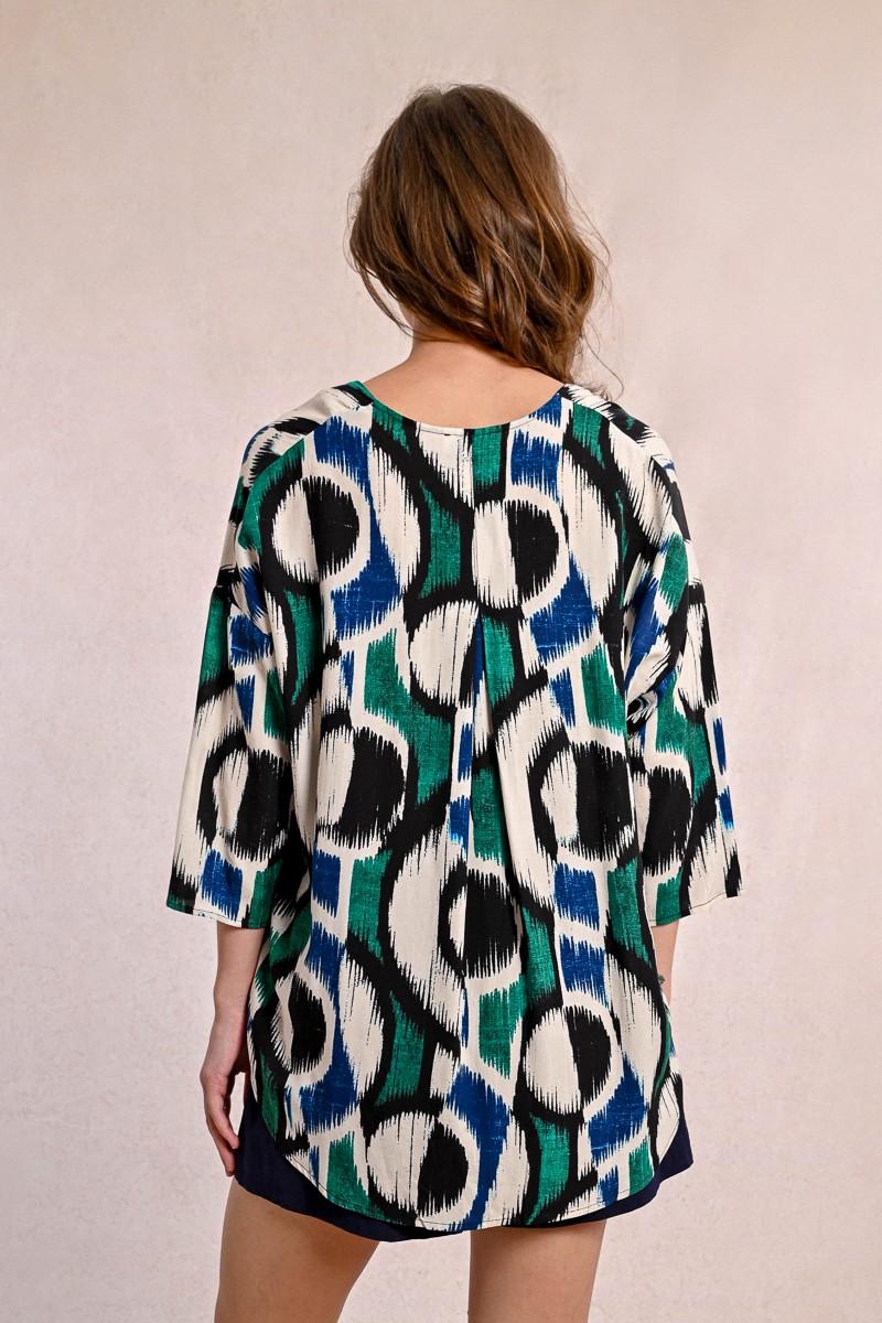 Molly Bracken Blouse Oversize Imprimée