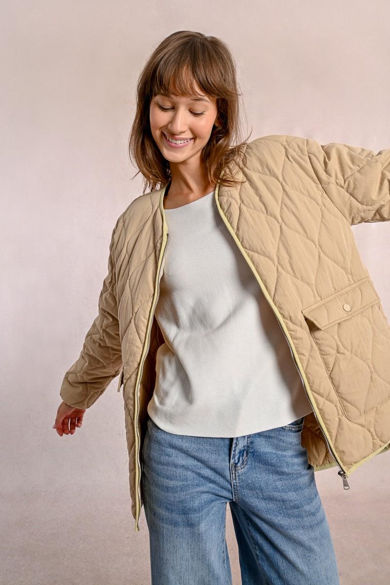 Molly Bracken Blouson Matelassé