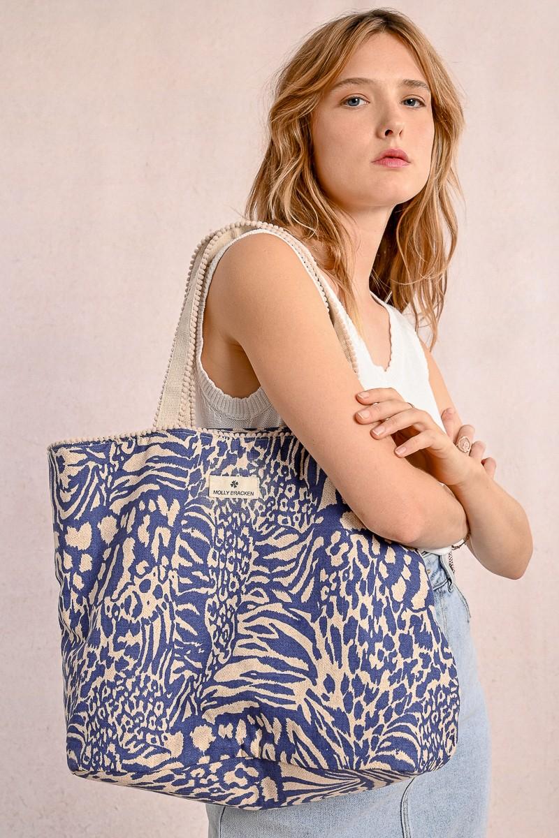 Molly Bracken Cabas Imprimé Animalier