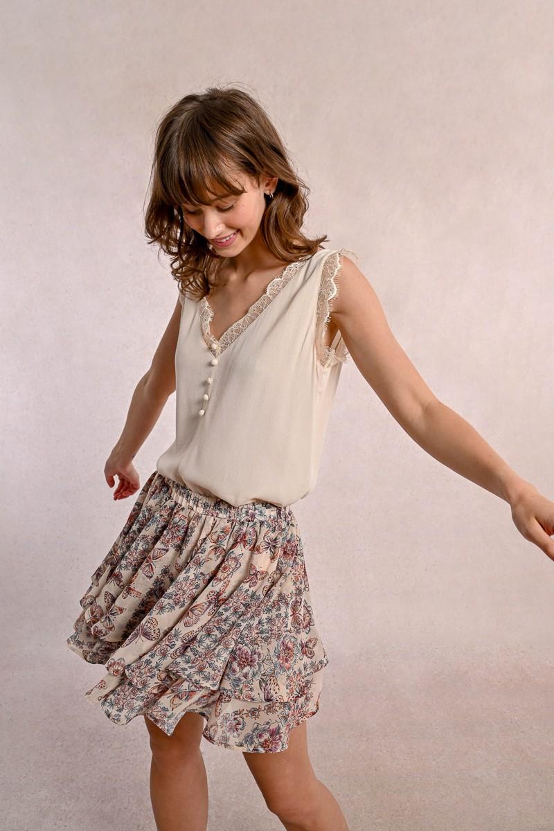 molly bracken Caraco en dentelle