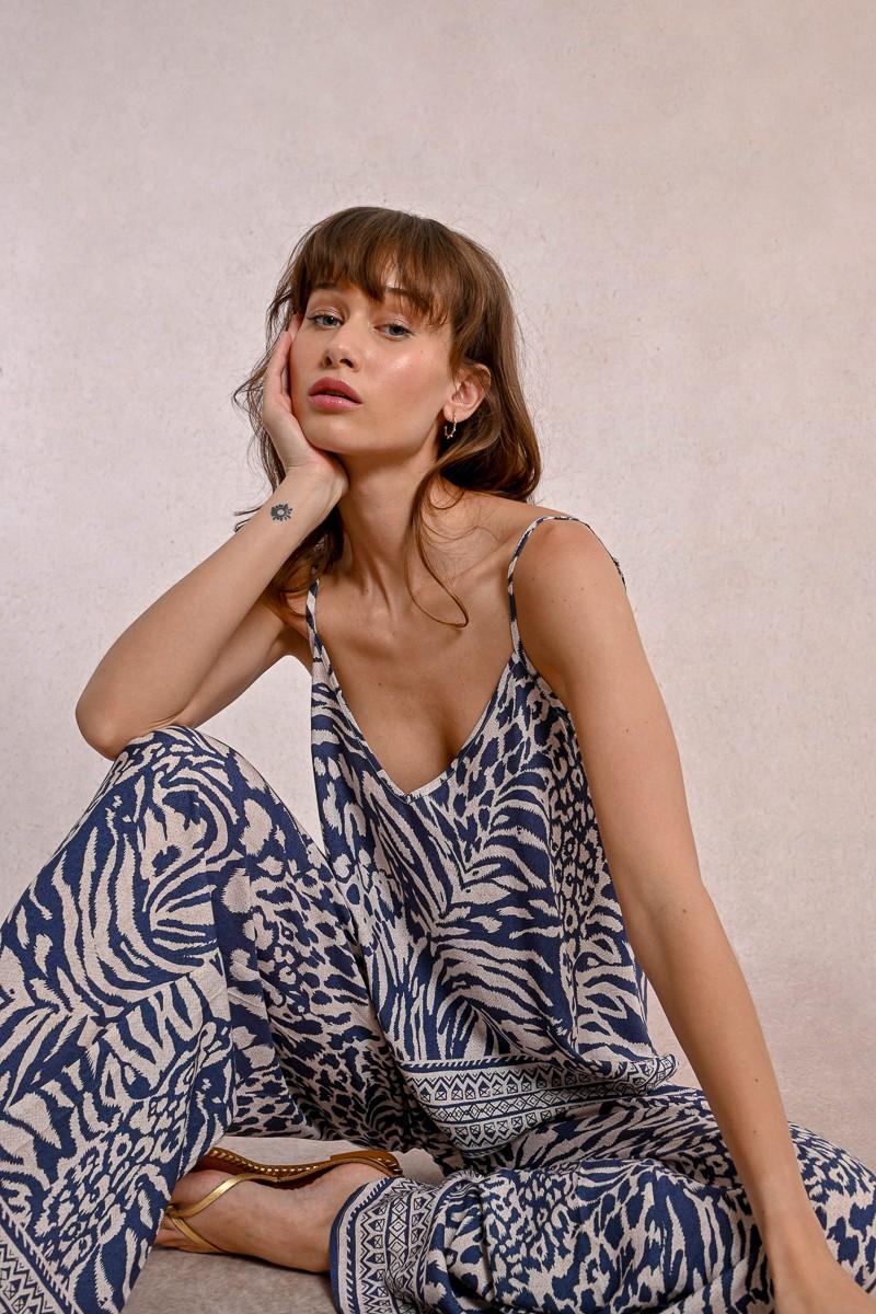 molly bracken Caraco imprimé zébré