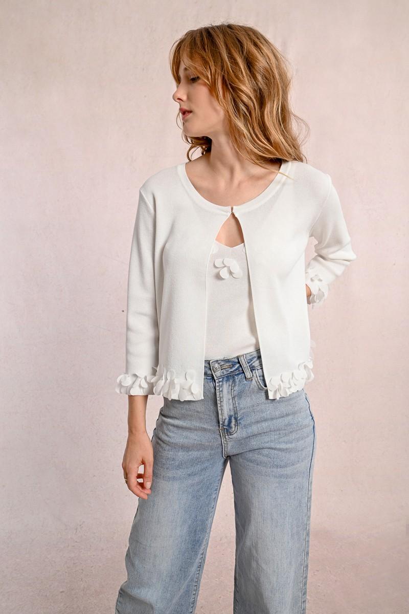 Molly Bracken Cardigan Ouvert Et Fantaisie