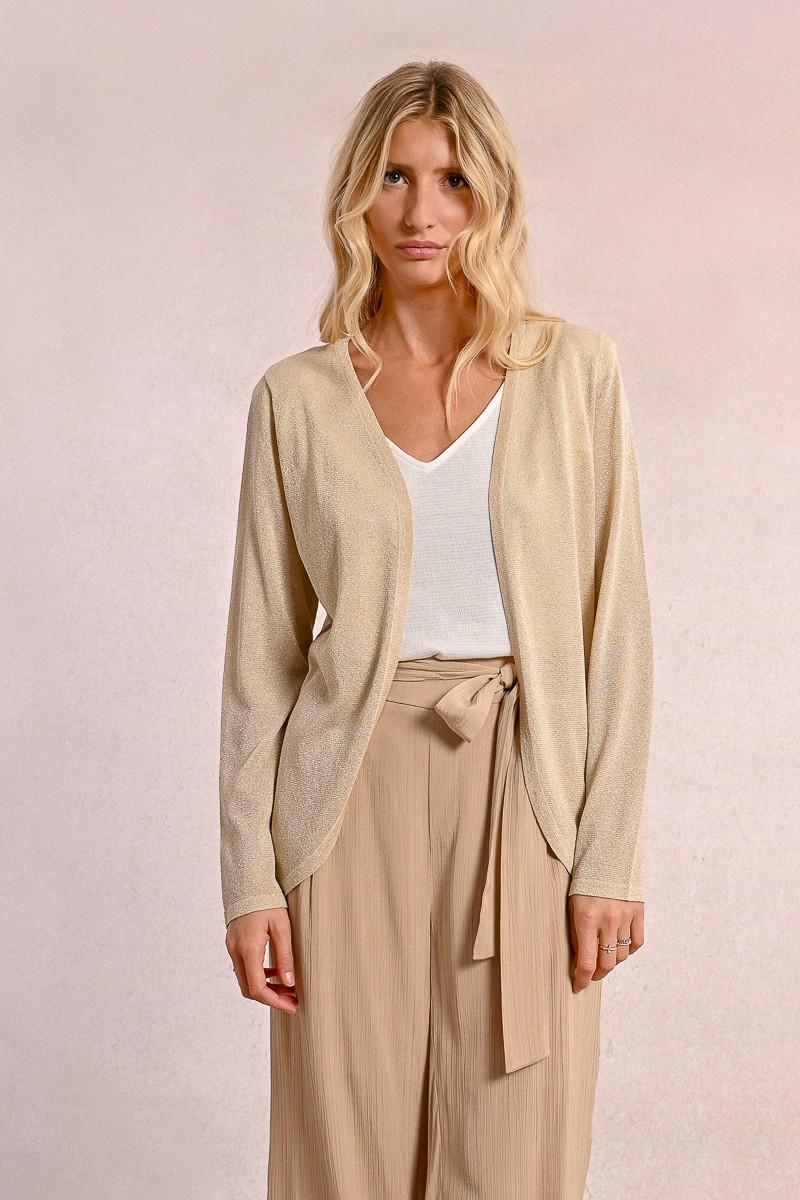 Molly Bracken Cardigan Ouvert Et Irisé