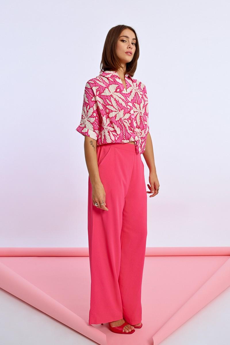 Molly Bracken Chemise Courte à Nouer