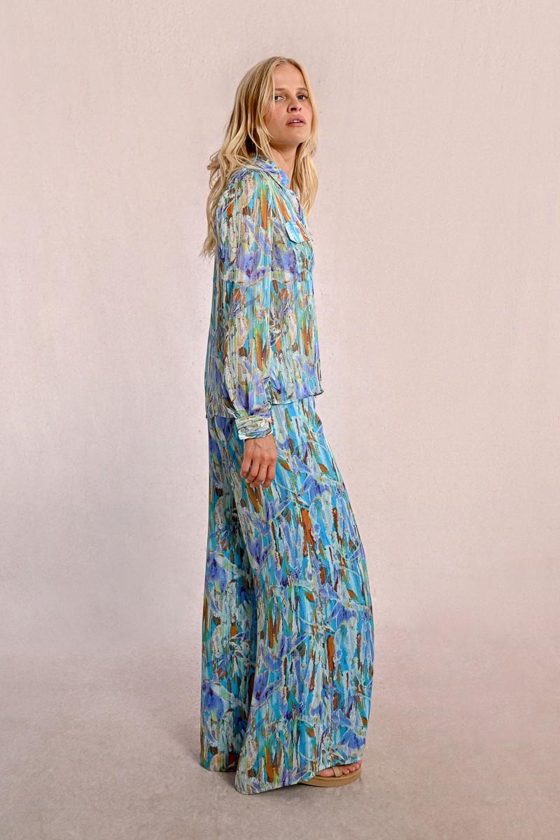 Molly Bracken Chemise Imprimée Poches à Rabats