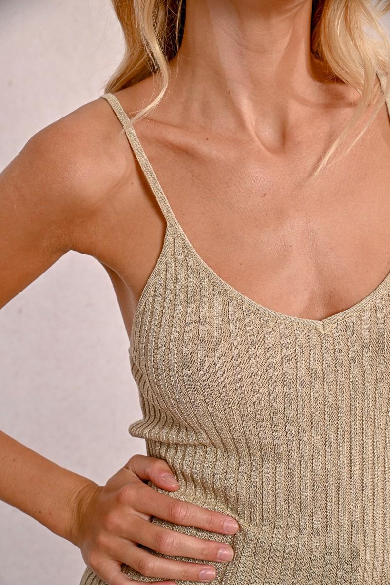 Molly Bracken Débardeur En Maille Irisé