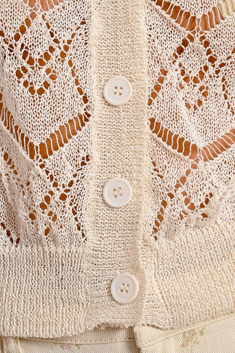 Molly Bracken Gilet Court En Maille