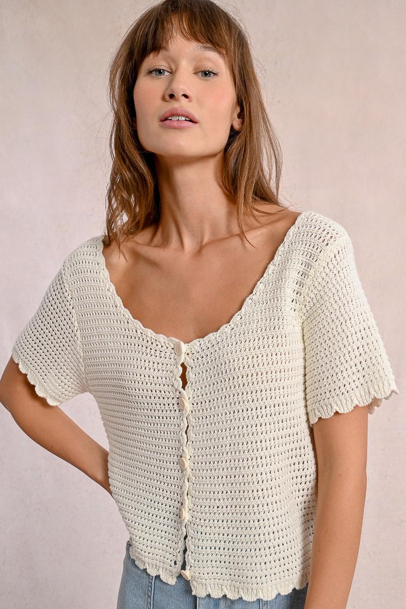 molly bracken Gilet en crochet