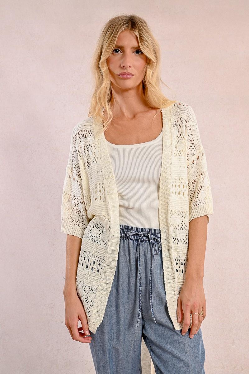 Molly Bracken Gilet Nouable En Maille