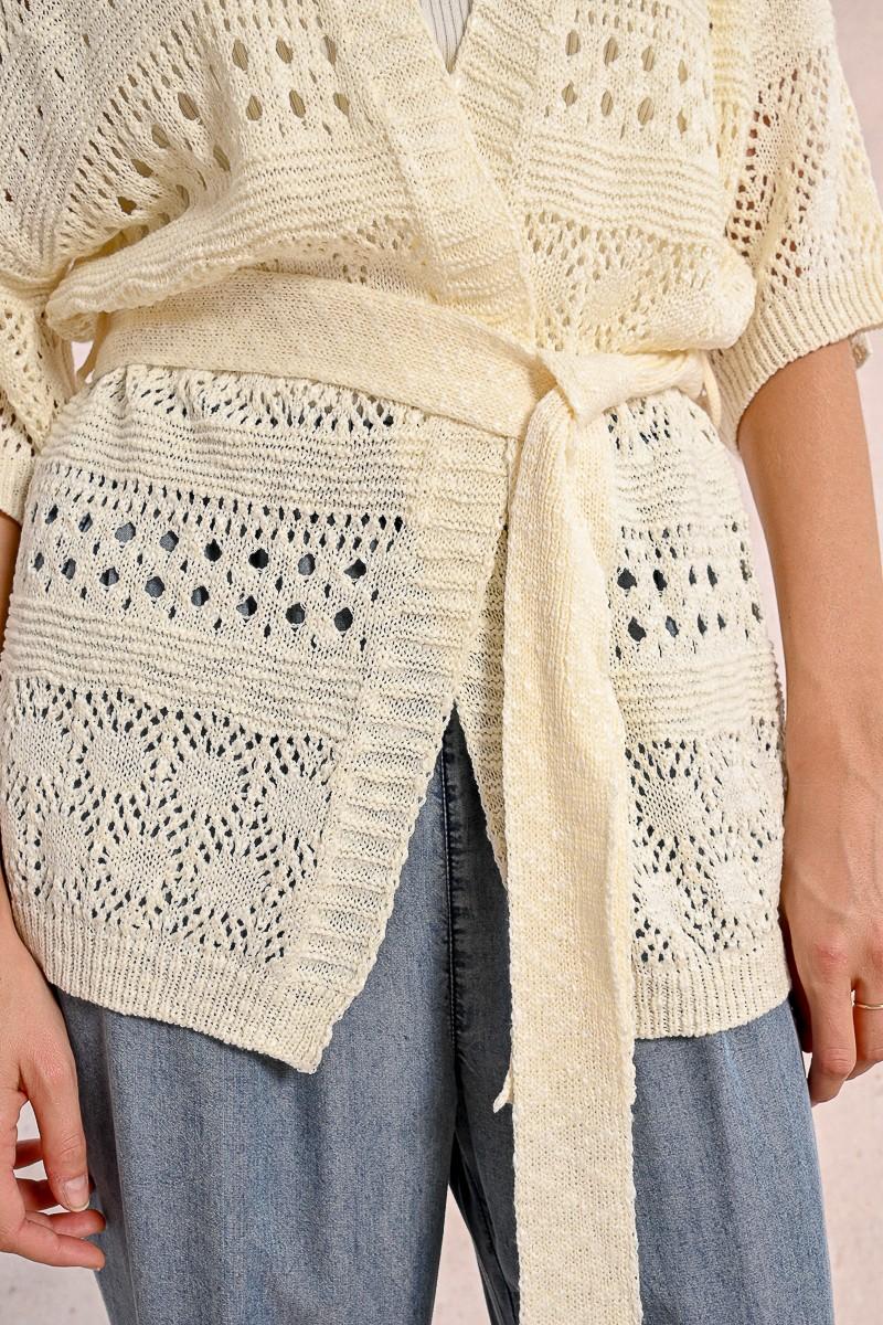 Molly Bracken Gilet Nouable En Maille