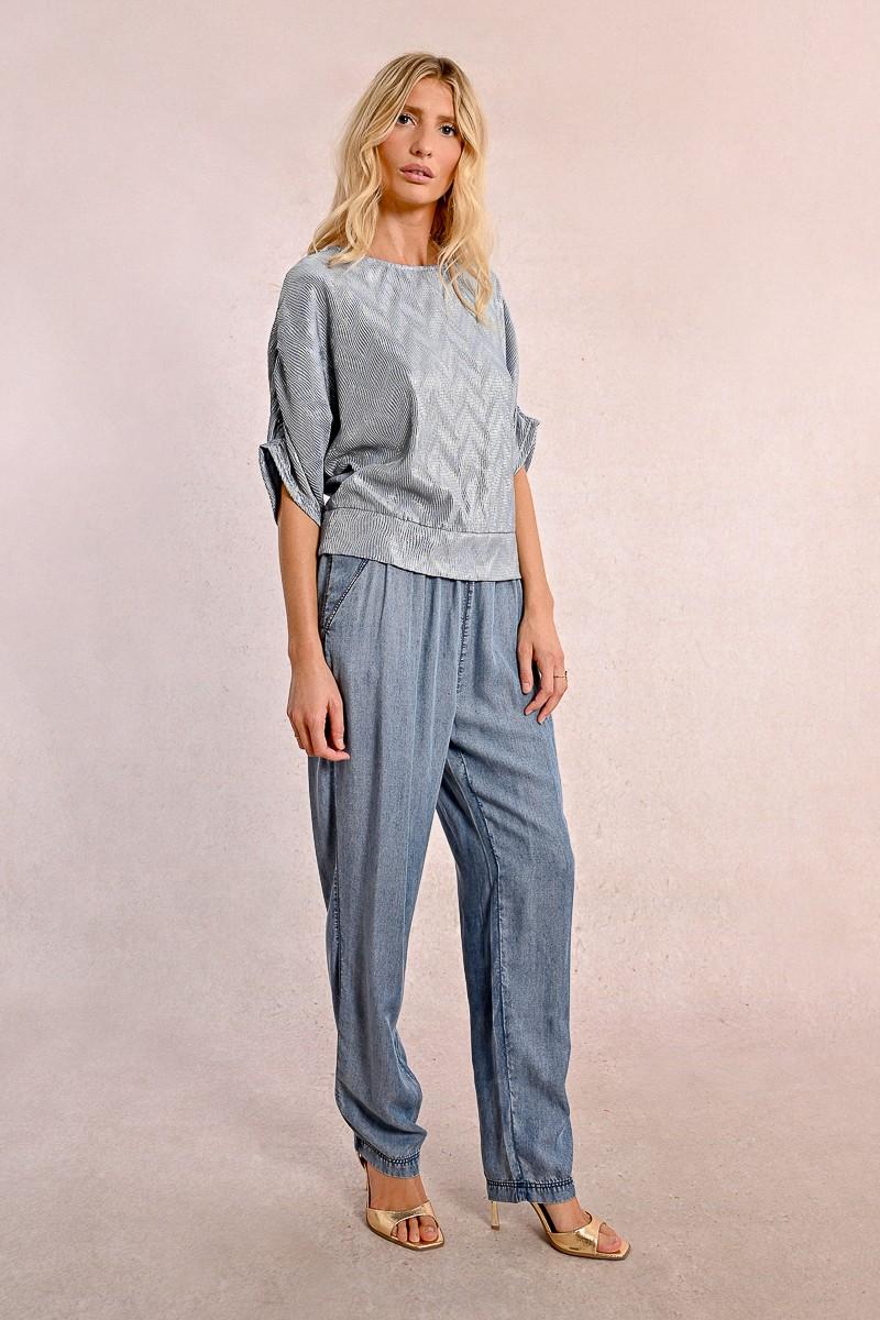 Molly Bracken Haut Brillant Au Dos Ouvert