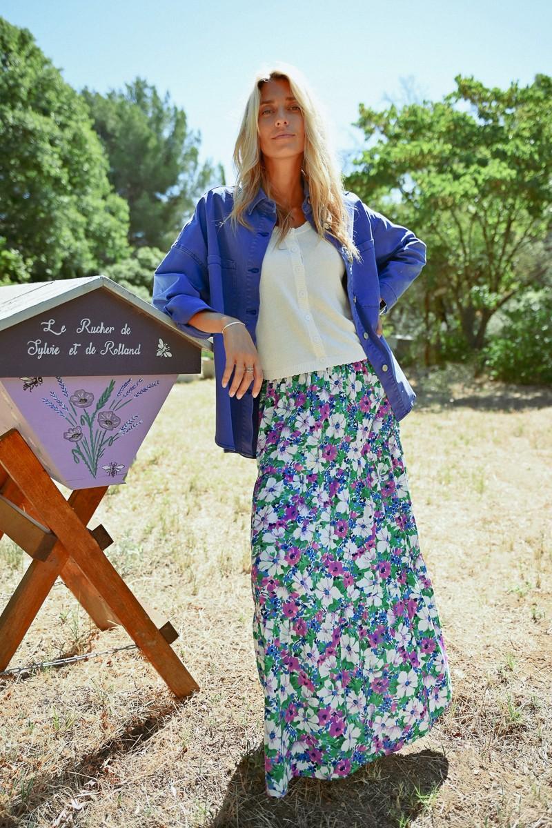 Molly Bracken Jupe Longue à Fleurs
