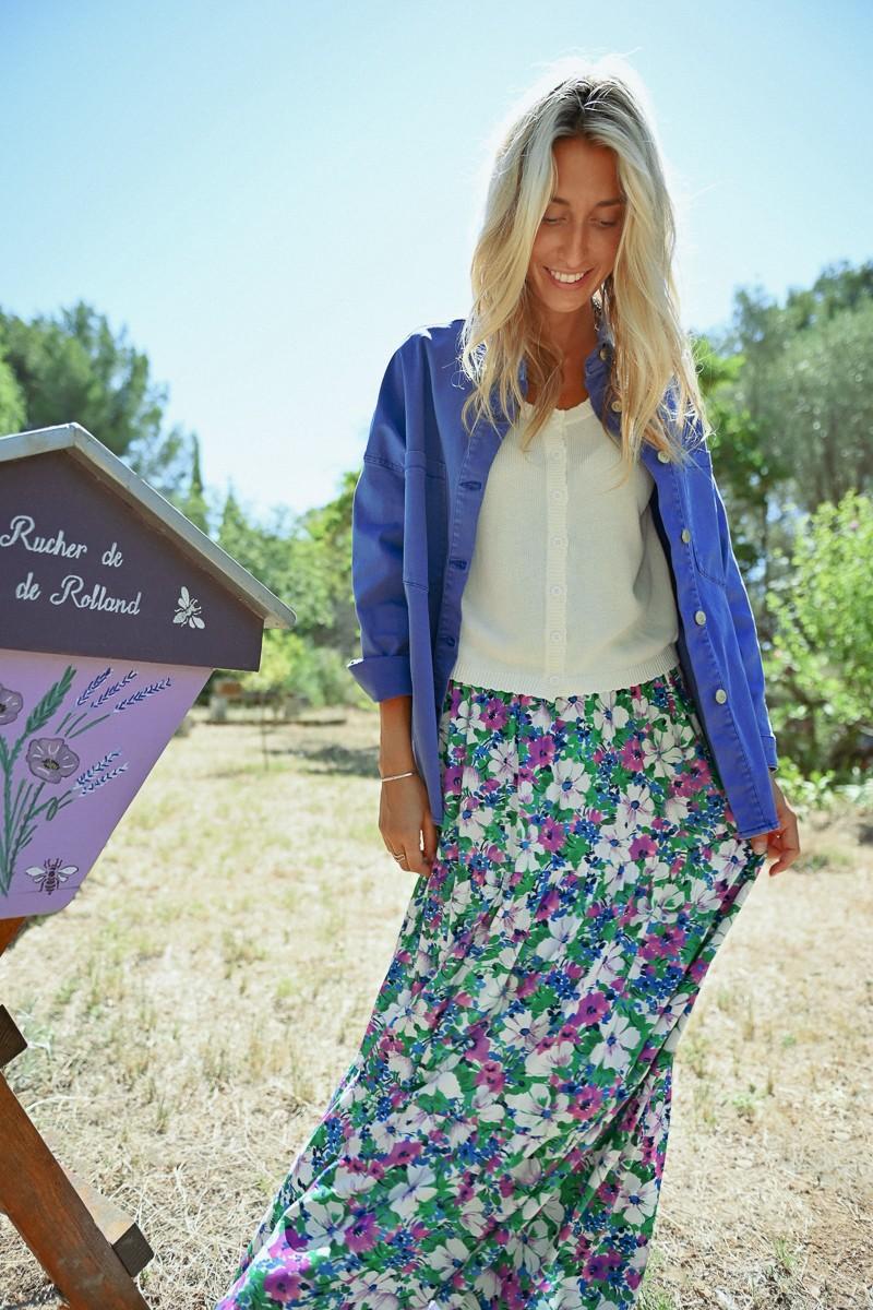 Molly Bracken Jupe Longue à Fleurs