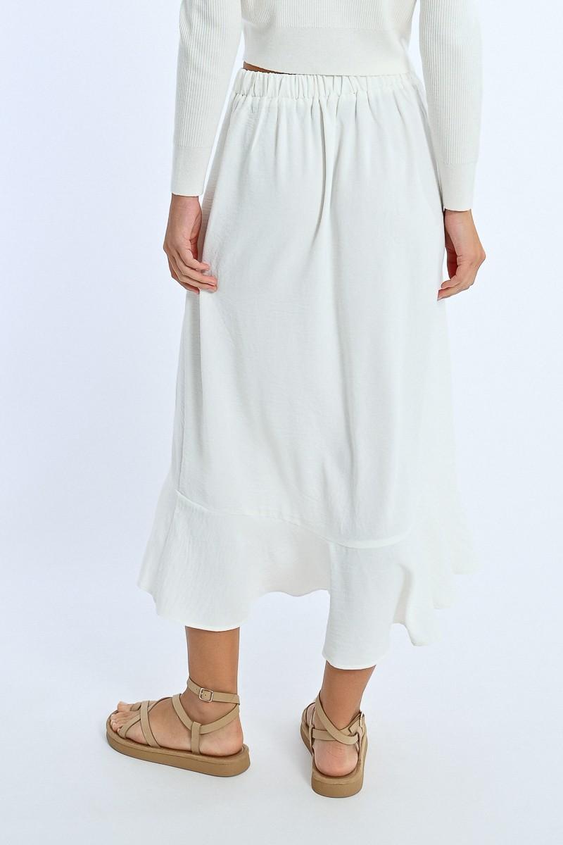 Molly Bracken Jupe Portefeuille Volantée