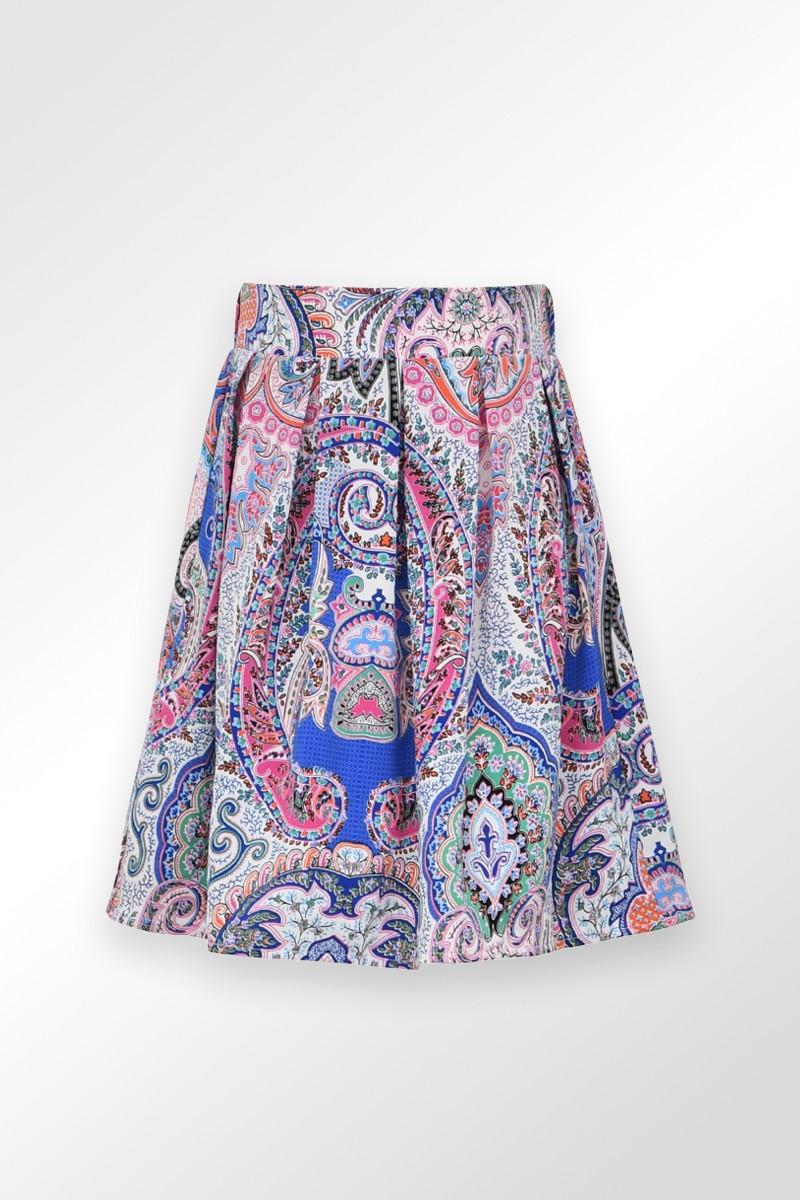Molly Bracken Jupe Taille Haute à Imprimé
