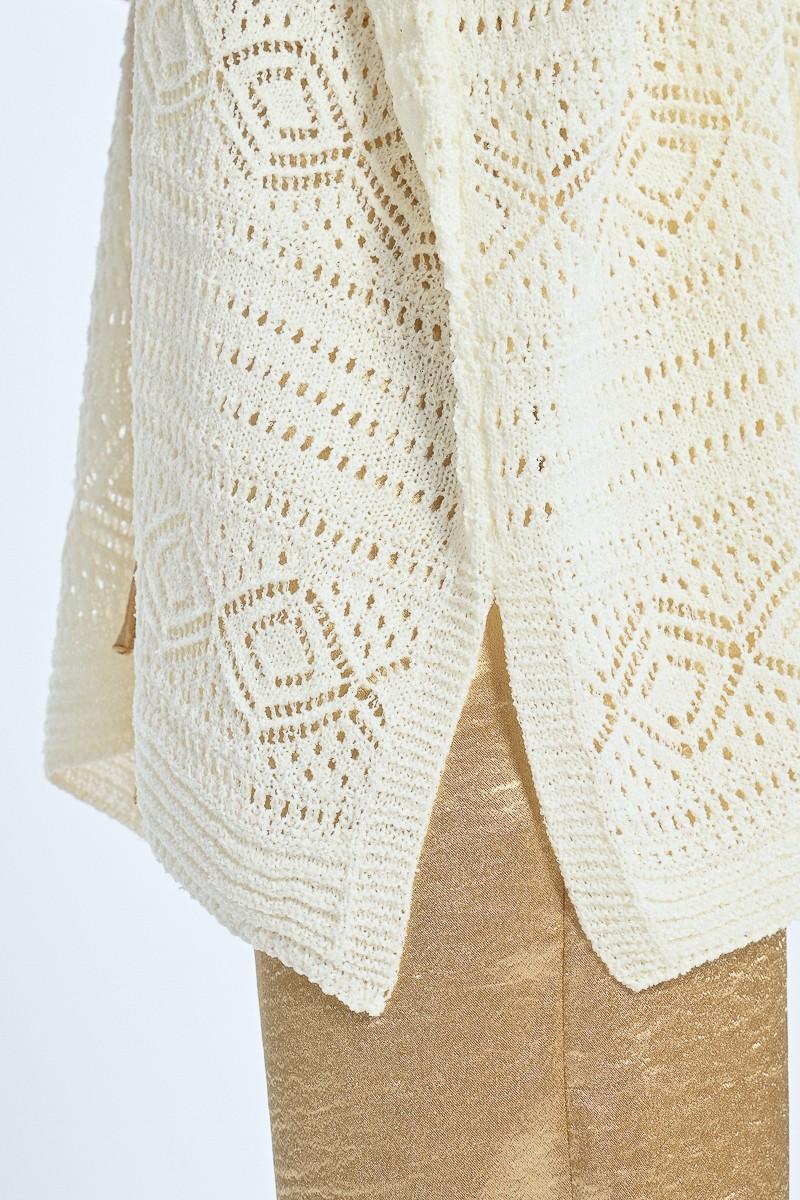 Molly Bracken Kimono Ouvert En Crochet