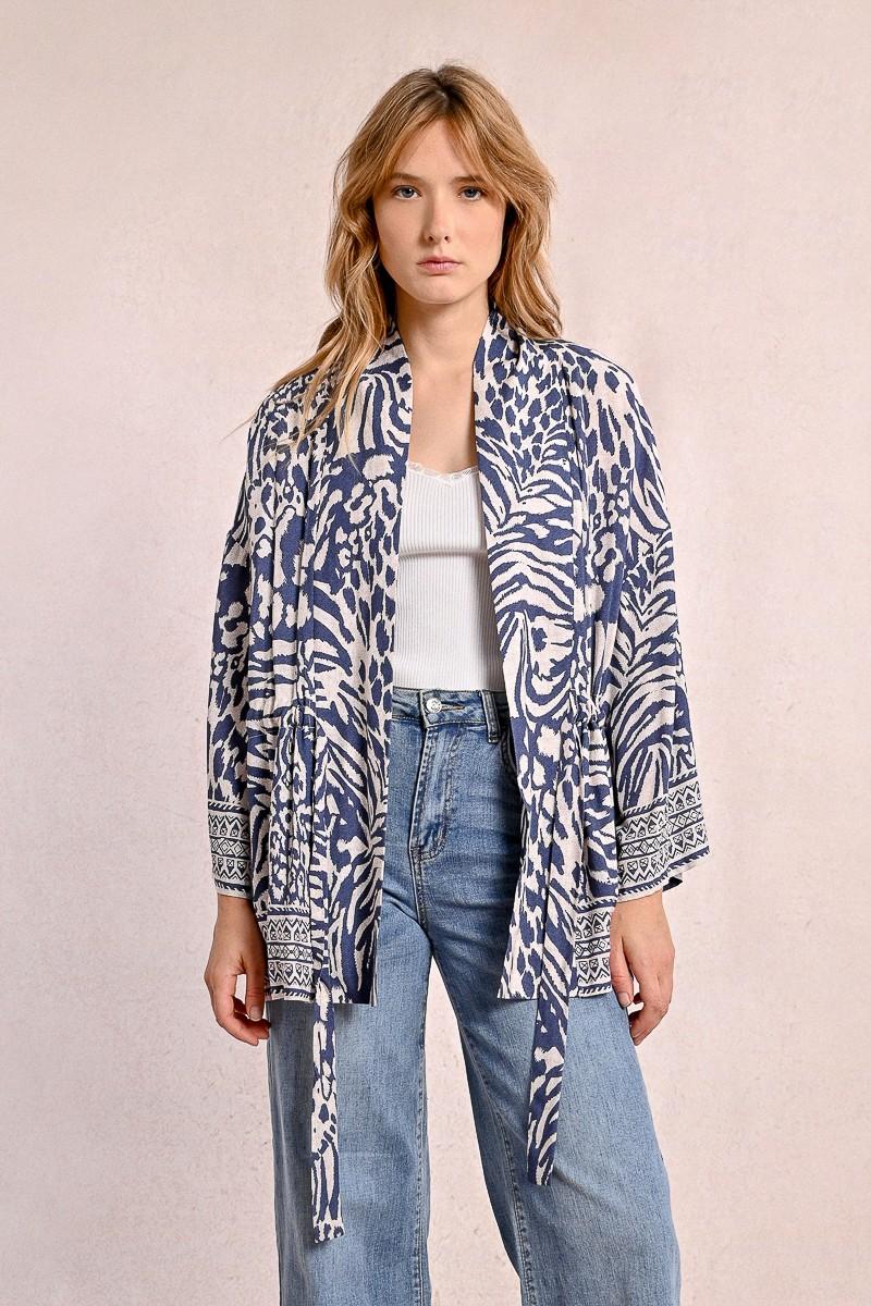Molly Bracken Kimono Zébré