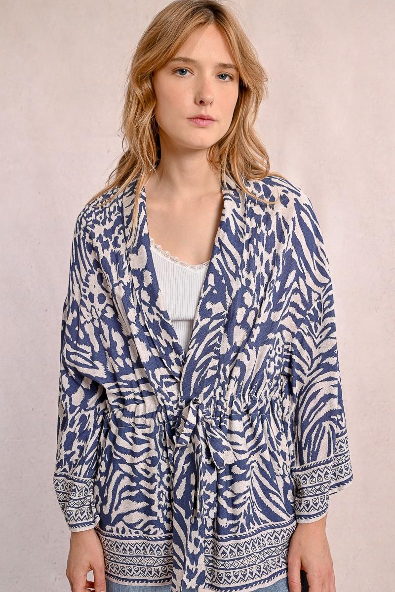 Molly Bracken Kimono Zébré