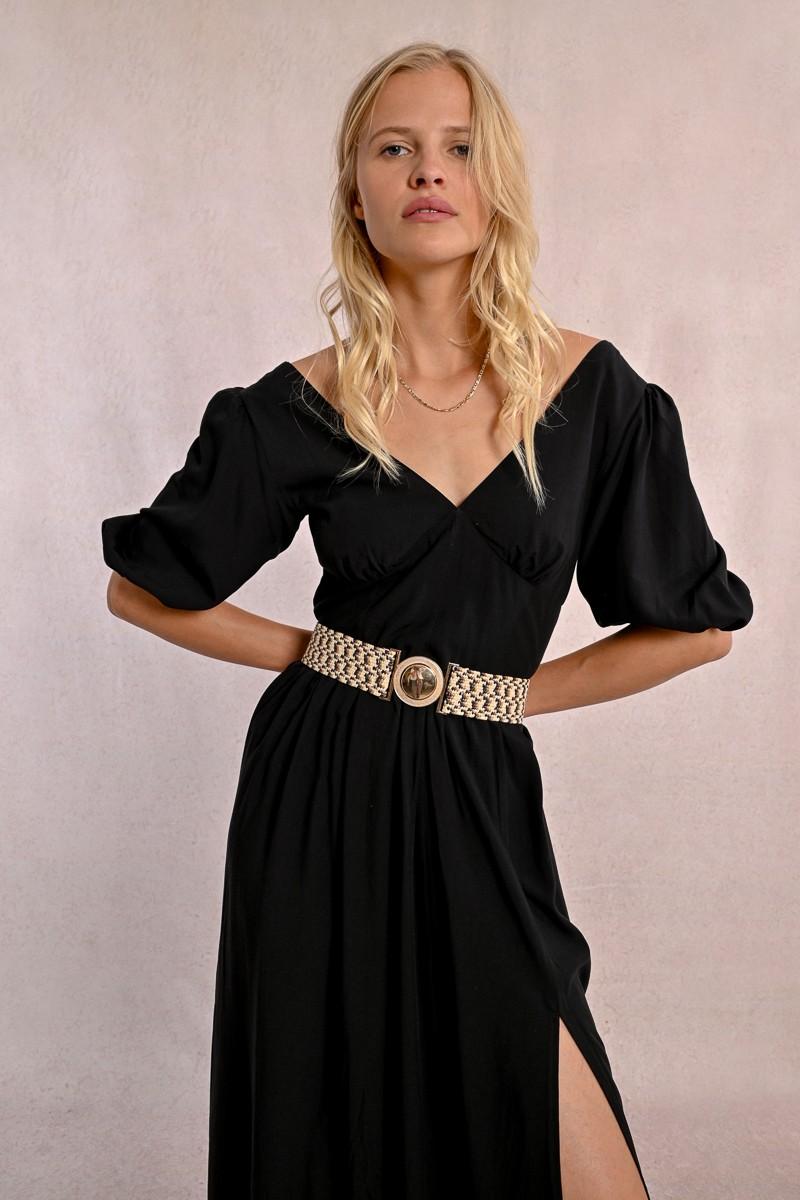 molly bracken Large ceinture tressée à clipser