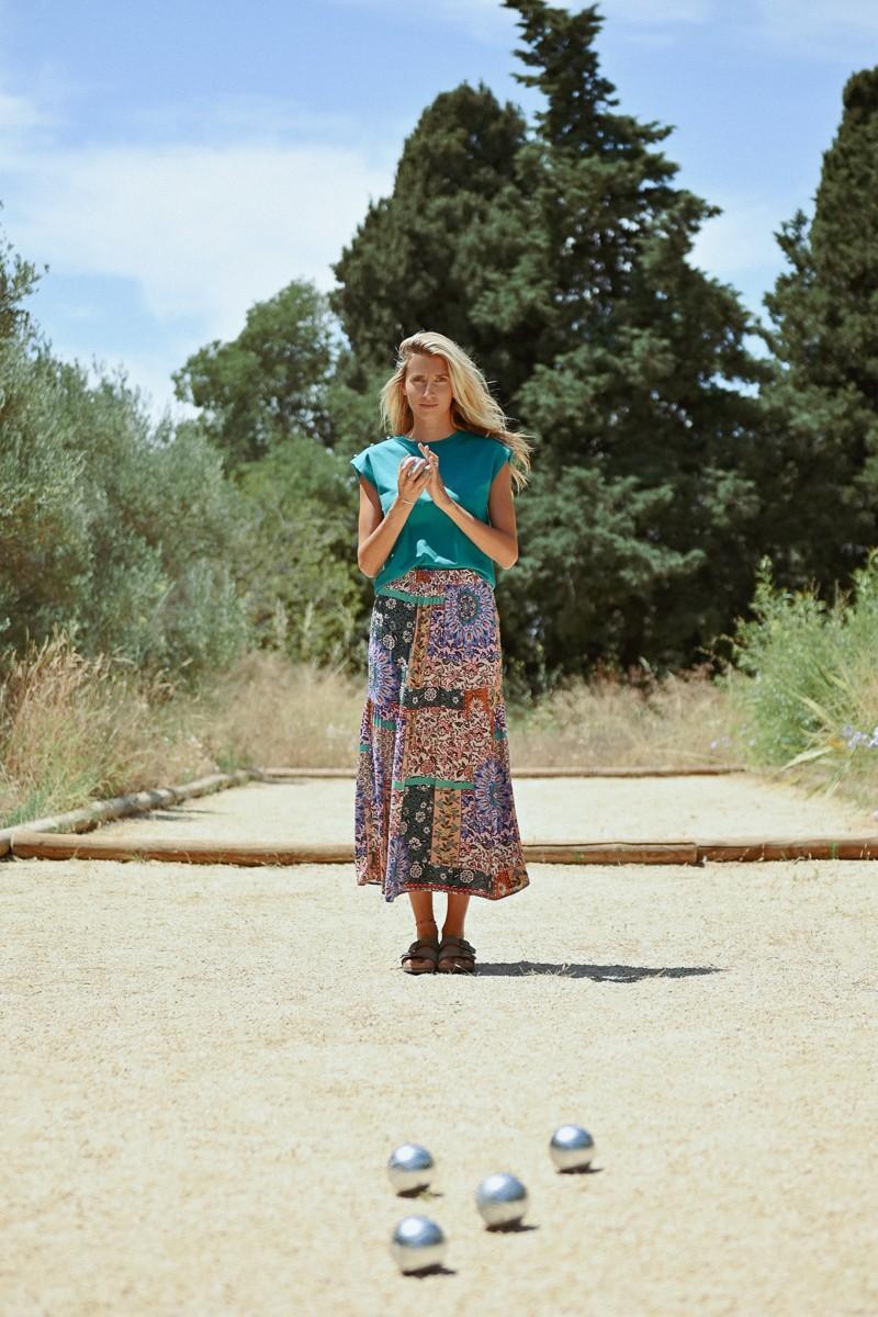 molly bracken Longue jupe à volants