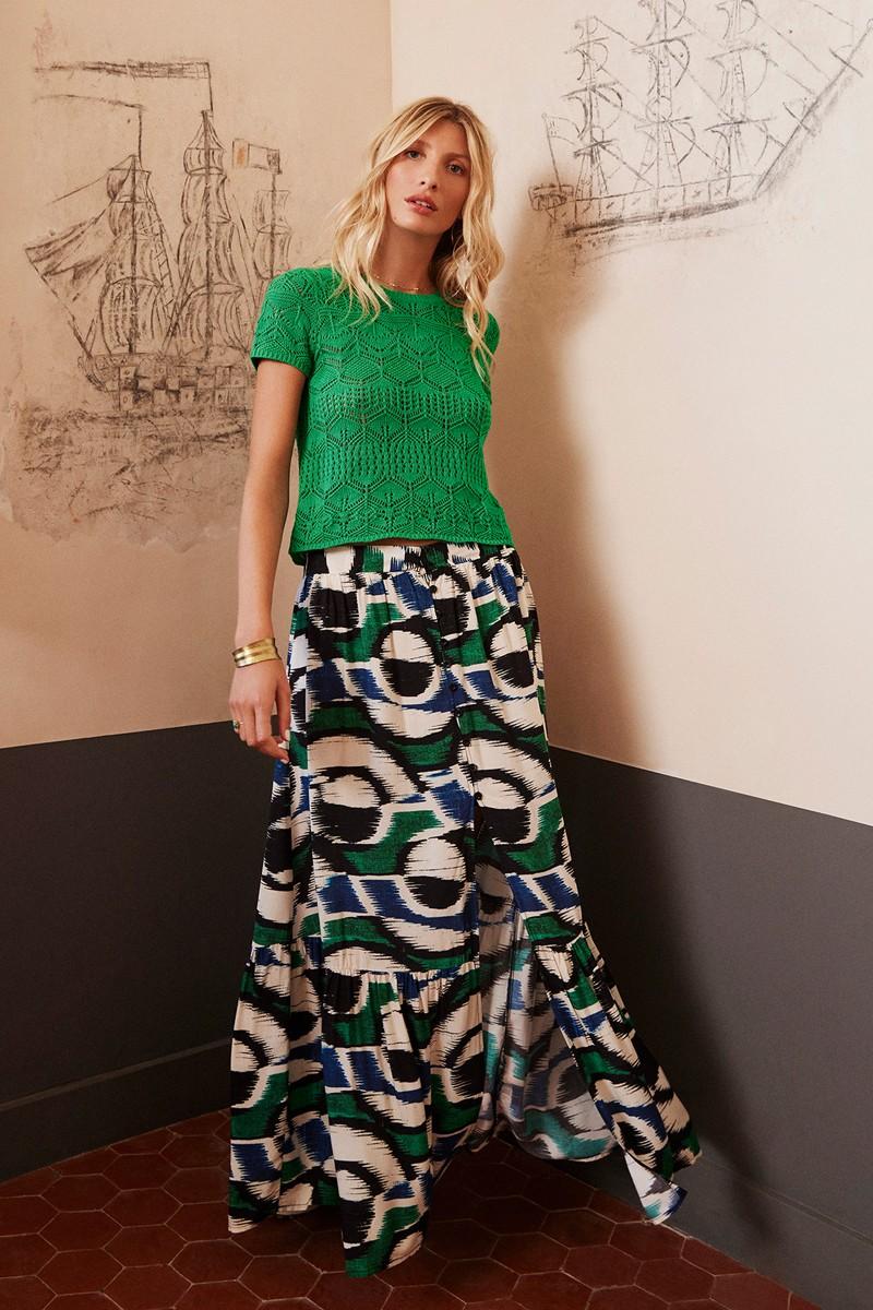 molly bracken Longue jupe imprimée