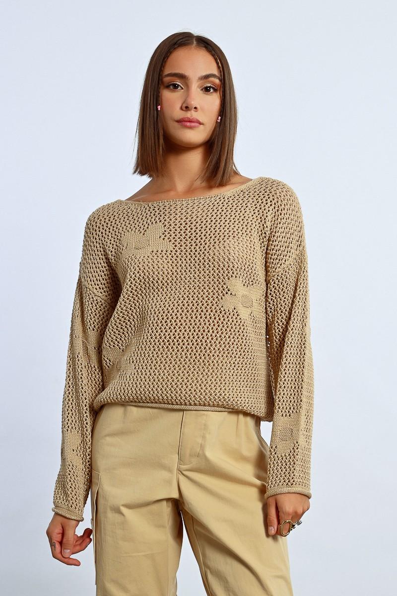 Molly Bracken Maille En Crochet Fleurs