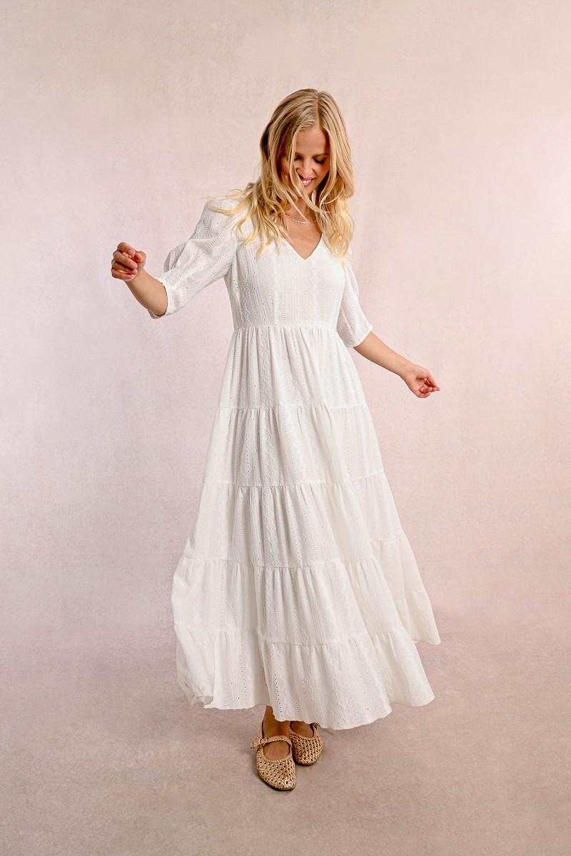 molly bracken Maxi-robe à volants