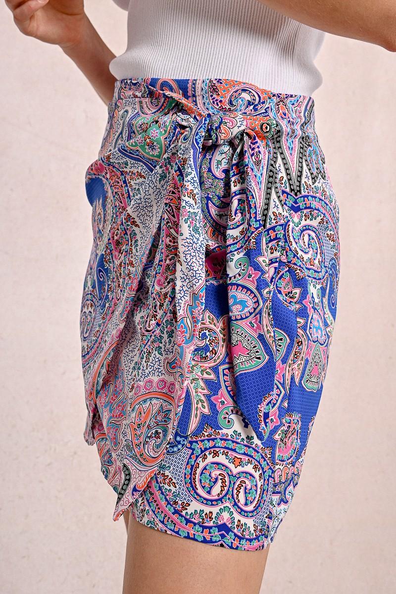 Molly Bracken Mini-jupe à Nouer