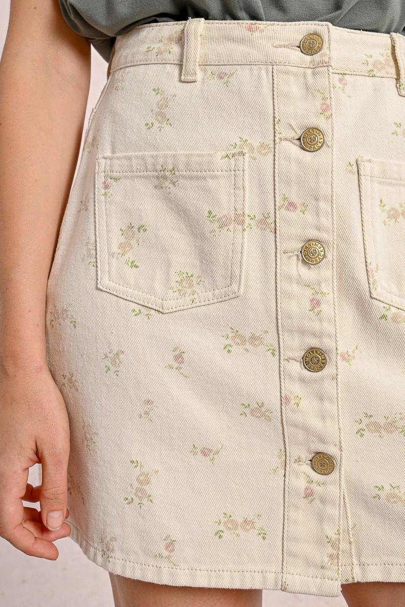 Molly Bracken Mini-jupe Droite