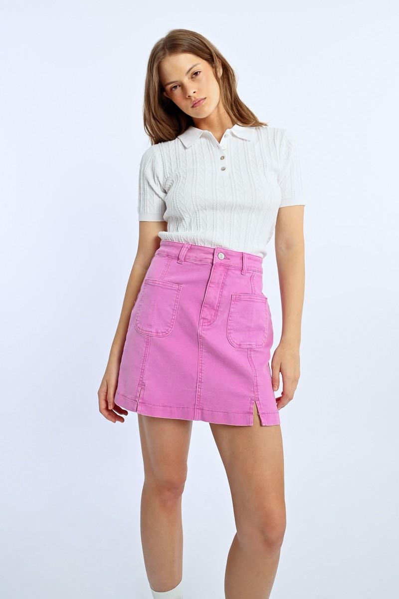 molly bracken Mini-jupe en jean